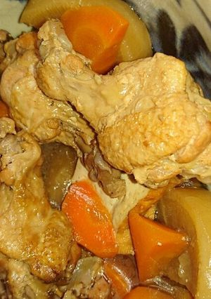 味ぽんで手羽元の煮物-レシピのメイン写真