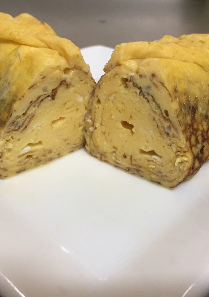 甘酒で失敗しにくいふっくら厚焼き玉子-レシピのメイン写真