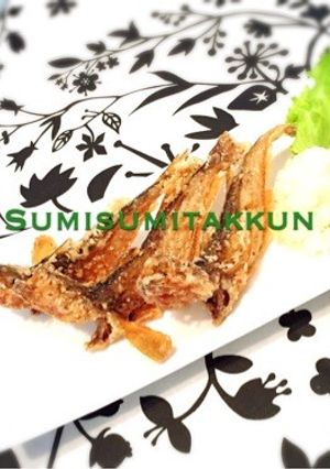 頭からしっぽまで♪ハタハタ唐揚げ☆-レシピのメイン写真