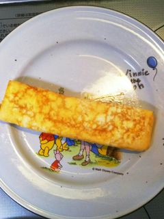 お弁当に♥卵一個で作るだし巻きたまご焼き-レシピのメイン写真