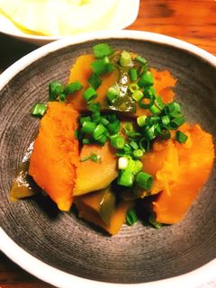 炊飯器で素材の甘み楽しむ♡かぼちゃの塩煮-レシピのメイン写真