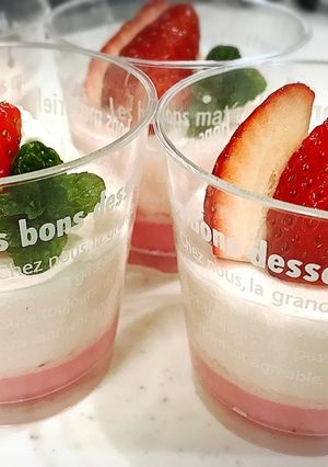 いちごムース-レシピのメイン写真