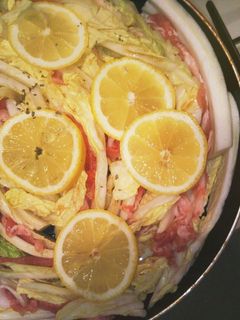 白菜と豚しゃぶポン酢のフライパン蒸し-レシピのメイン写真