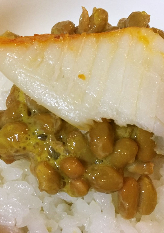納豆とかれいのスタミナ漬けのご飯-レシピのメイン写真