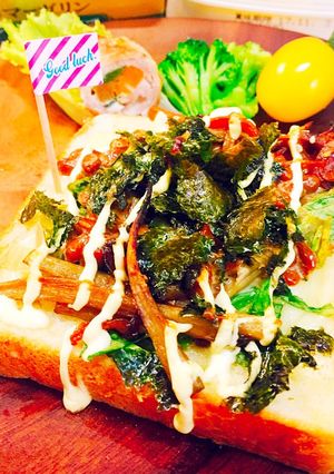 残りおかずで☆ハイブリッドトースト-レシピのメイン写真