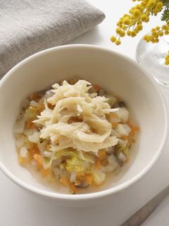 犬ごはん・野菜のササミあんかけ-レシピのメイン写真