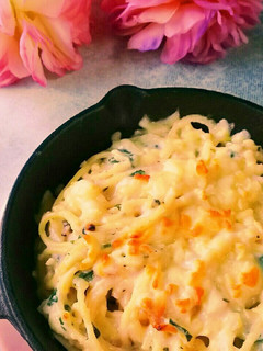 明太子とほうれん草のクリーム焼きパスタ❗-レシピのメイン写真