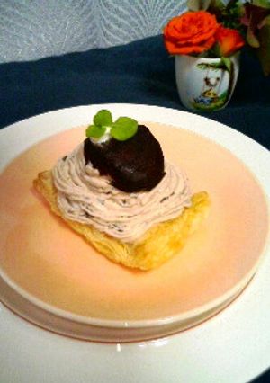 魔法の袋入り☆モンブランクリーム☆-レシピのメイン写真