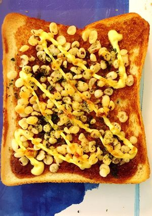 食パンdeお好み焼きパン-レシピのメイン写真