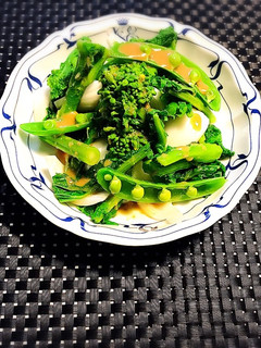 菜の花と新玉ねぎの春サラダ-レシピのメイン写真
