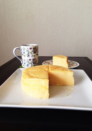 【ヘルシオ】絶対膨らむスフレチーズケーキ-レシピのメイン写真