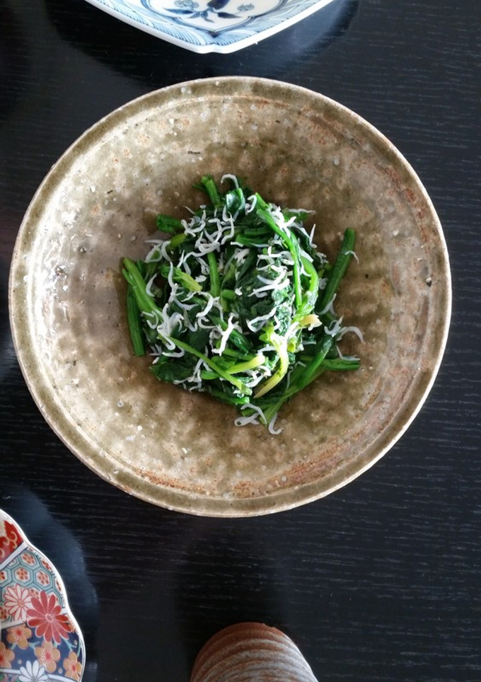ほうれん草としらす干しとしその酢のもの-レシピのメイン写真