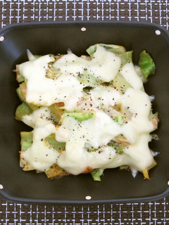 ブロッコリーの茎のチーズ焼き-レシピのメイン写真