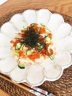 炊飯器で簡単!炊き込み親子ちらし寿司-レシピのメイン写真