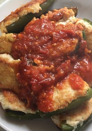 豆腐で！ピーマンの肉詰め-レシピのメイン写真
