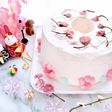 桜シフォンケーキ