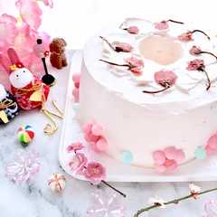 รูปของ 桜シフォンケーキ
