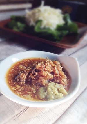 材料二つ☆簡単わさびドレッシング-レシピのメイン写真