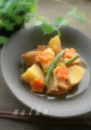 簡単・厚揚げとじゃがいもの煮物-レシピのメイン写真