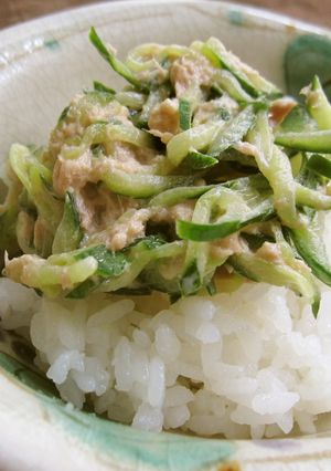 梅きゅうのツナマヨポン酢-レシピのメイン写真