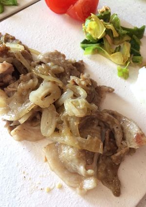 めんつゆでヘルシー 生姜焼き-レシピのメイン写真