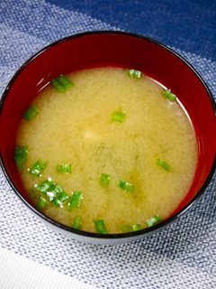 免疫力アップ!ニラと竹の子の春味噌汁-レシピのメイン写真
