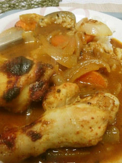 カレースープ 基礎編① 手羽元の甘辛焼き-レシピのメイン写真