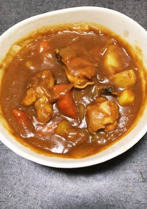 鶏骨付きもも肉カレー煮-レシピのメイン写真