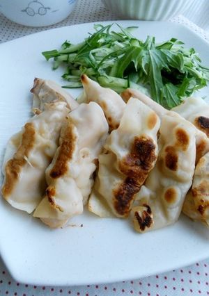 胸肉の余った餃子の皮巻き-レシピのメイン写真