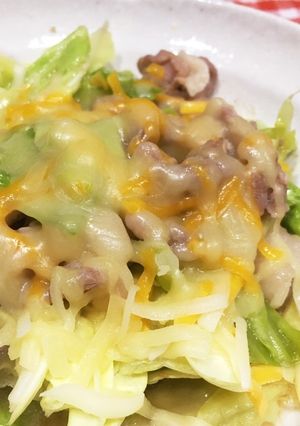 簡単。味噌だれチーズ回鍋肉ஐ-レシピのメイン写真