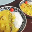 昔ながらの食堂風✱黄色いカレー