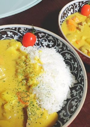 昔ながらの食堂風✱黄色いカレー-レシピのメイン写真