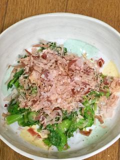 菜の花の梅肉和え-レシピのメイン写真