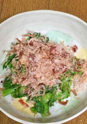 菜の花の梅肉和え-レシピのメイン写真