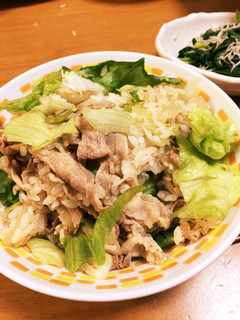 簡単 焼肉 レタスチャーハン-レシピのメイン写真