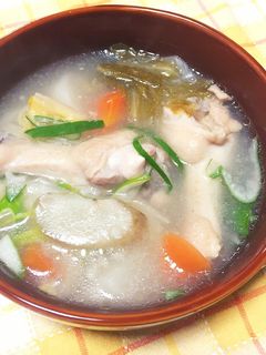 手羽元で簡単!野菜もネ☆参鶏湯 圧力鍋-レシピのメイン写真