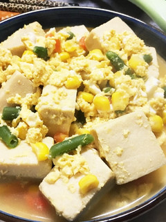 高野豆腐の卵とじ 野菜ミックス-レシピのメイン写真