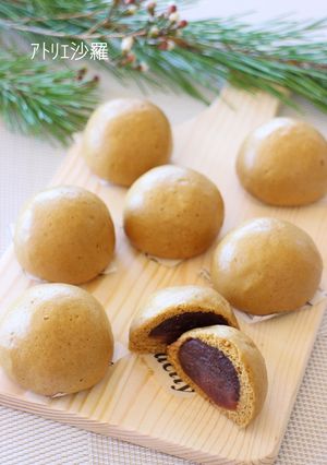 混ぜて蒸すだけ♪利休饅頭/黒糖饅頭-レシピのメイン写真