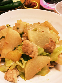 大根と豚肉炒め-レシピのメイン写真