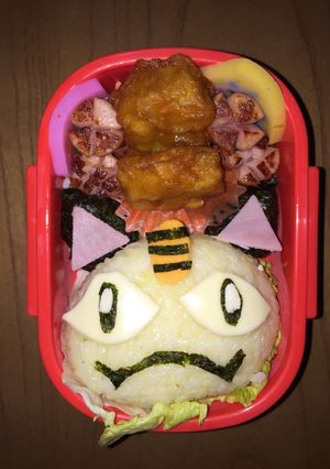 ニャース♡ポケモン♡キャラ弁-レシピのメイン写真