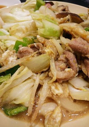 豚肉とキャベツの玉子とじ-レシピのメイン写真