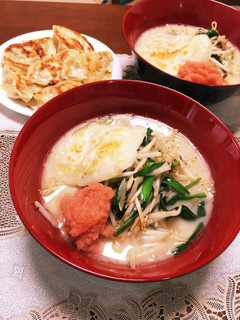 ごま油香る力餅豚骨ラーメン-レシピのメイン写真