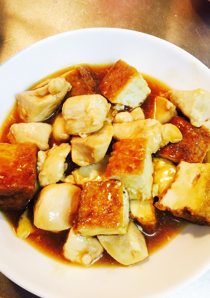 鶏肉と厚揚げの甘辛煮-レシピのメイン写真