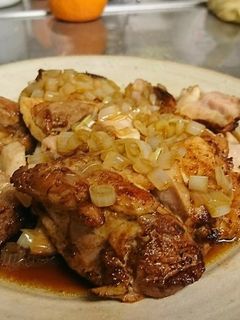 鳥の素揚げ~揚げねぎごま油甘酢ソースがけ-レシピのメイン写真