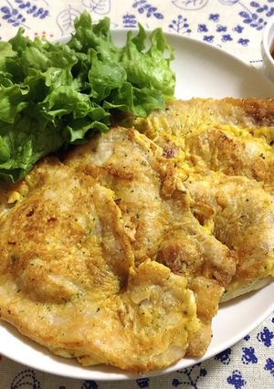 パセリ香る☆豚肉の粉チーズピカタ-レシピのメイン写真