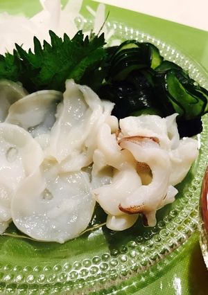 水蛸ポン酢 新玉ねぎと蛇腹切り胡瓜添え-レシピのメイン写真
