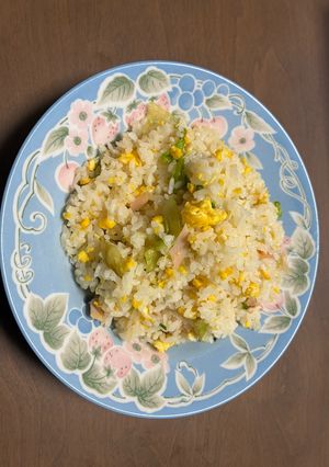 簡単レタス炒飯-レシピのメイン写真