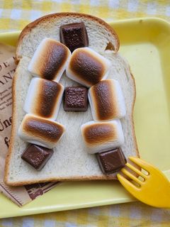 マシュマロチョコタワートースト-レシピのメイン写真