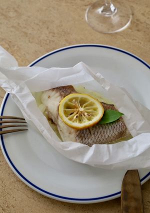レンジで簡単♪白身魚のレモンバター蒸し-レシピのメイン写真