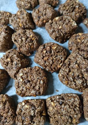 249'チョコ味オートミールクッキー-レシピのメイン写真